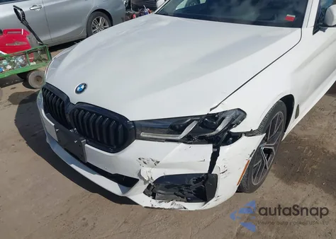 2021 BMW 530I xDrive из США, поврежденный, VIN WBA13BJ03MWX09107